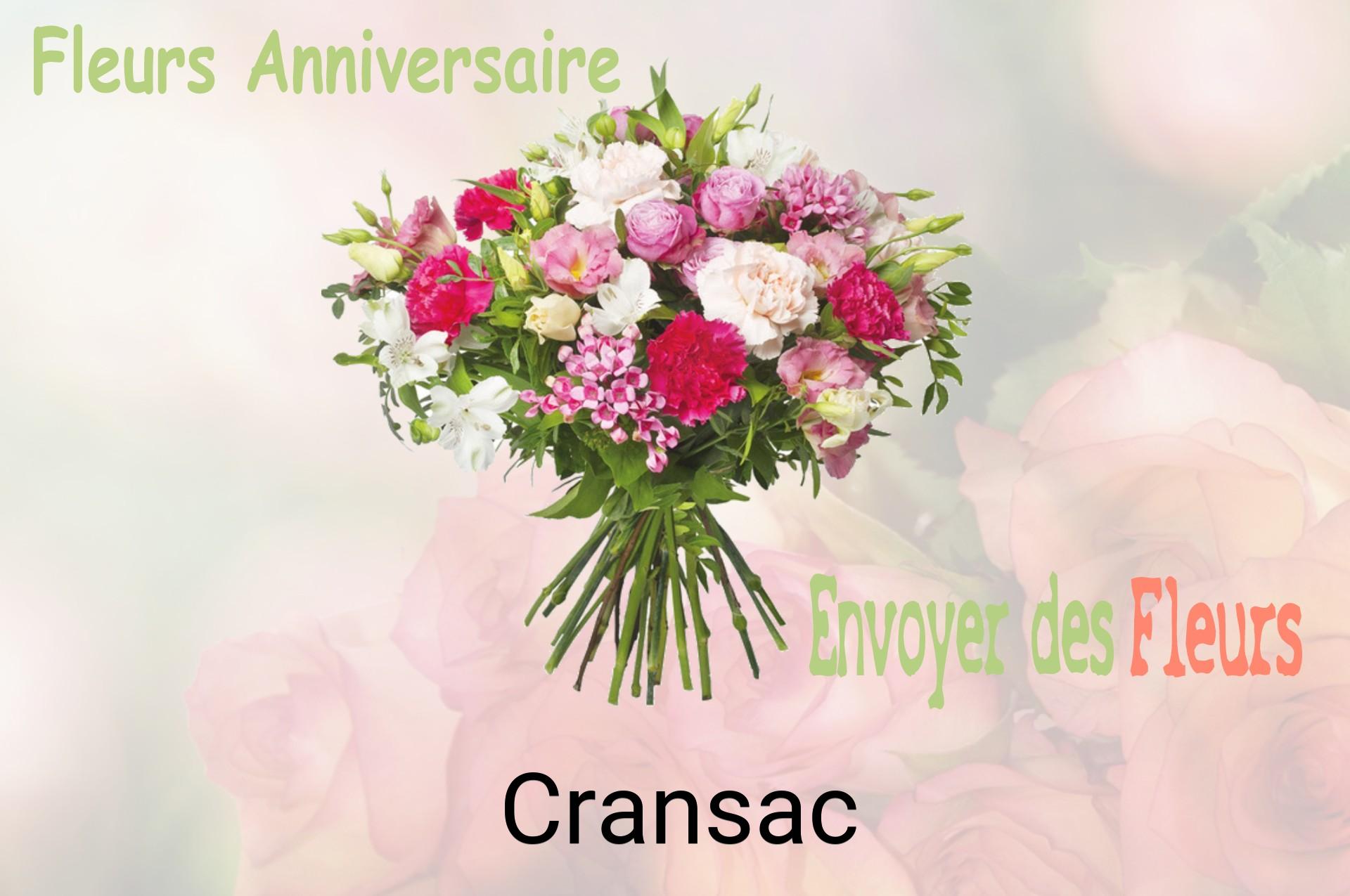 Bouquet de fleurs d’anniversaire livré à Cransac