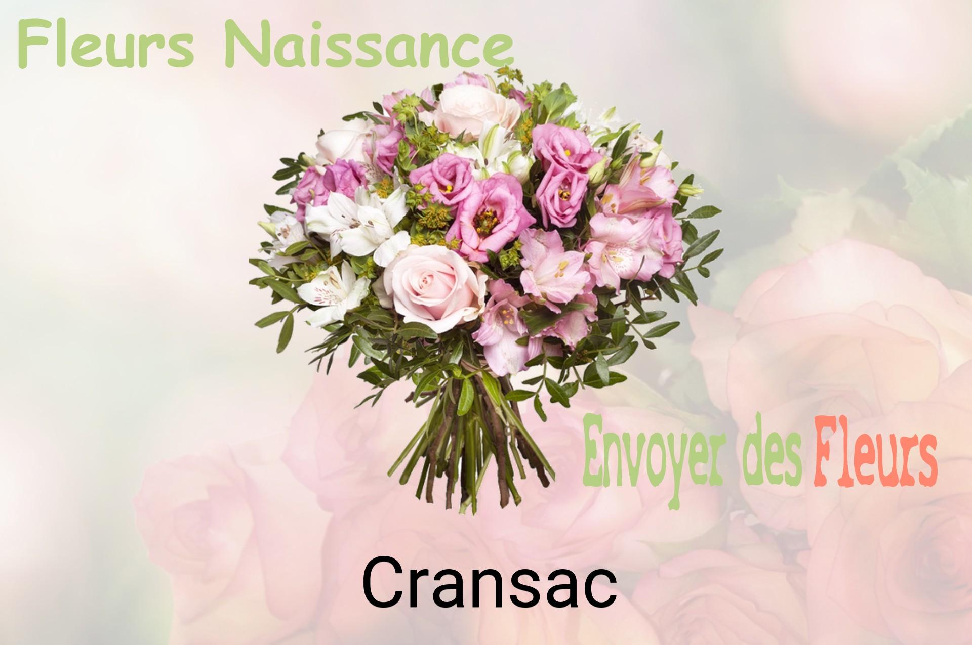 Bouquet de fleurs de naissance livré à Cransac